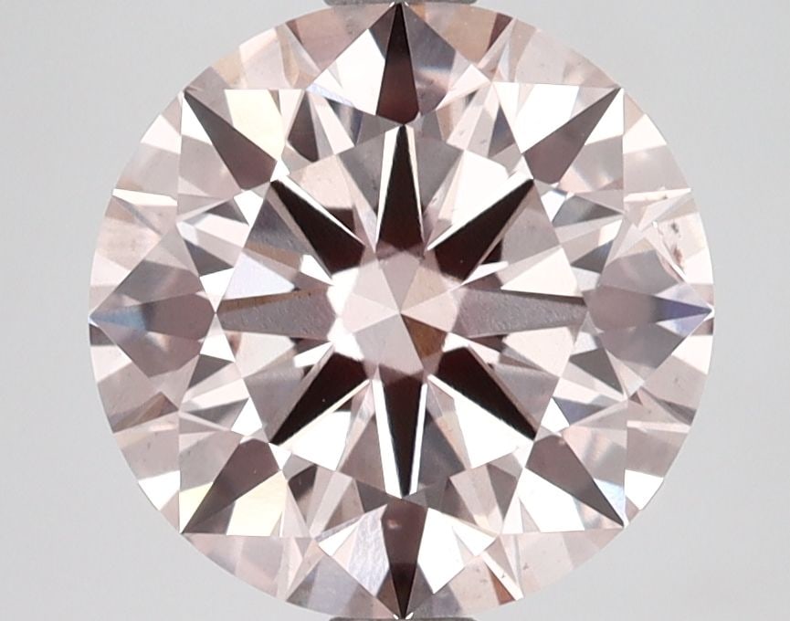 Round 3.0ct Light Pink SI1 - IGI Loose Lab Diamond: Round 3.0ct Light Pink SI1 - IGI Loose Lab Diamond This is a 3.0ct Round loose lab-grown diamond in Light Pink SI1 clarity, featuring good polish and symmetry, certified by IGI, measuring 9.2L x 9.25W