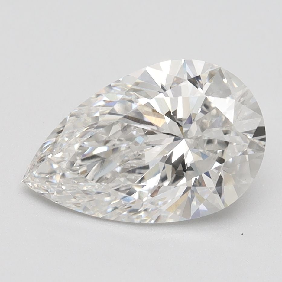 Loose Lab Diamond IGI Pear 2.09ct G VS1: Loose Lab Diamond IGI Pear 2.09ct G VS1 This loose lab-grown diamond is a 2.09ct Pear in G VS1 clarity, featuring excellent polish and symmetry, certified by IGI; measures 11.19L x 7.12W x 4.45H. Item