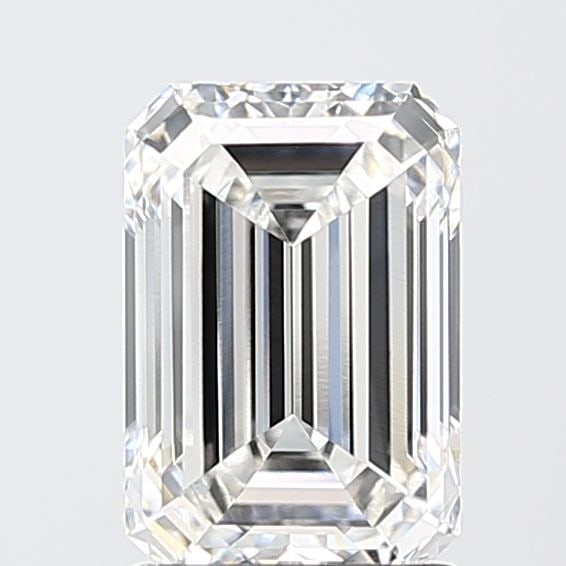Loose Lab Diamond IGI Emerald 2.03ct F VVS2: Loose Lab Diamond IGI Emerald 2.03ct F VVS2 Loose Lab Diamond IGI Emerald, weighing 2.03ct, has a color grade of F and VVS2 clarity, with excellent polish and symmetry. This IGI certified diamond meas