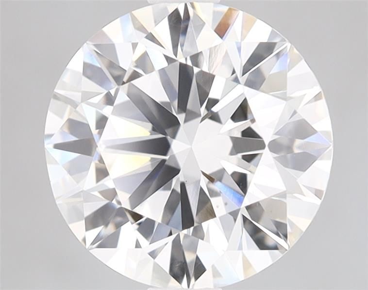 Loose Lab Diamond IGI Round 2.1ct G VS2: Loose Lab Diamond IGI Round 2.1ct G VS2 Loose Lab Diamond IGI Round, with a carat weight of 2.1ct, color G, and clarity VS2, exhibiting excellent polish and symmetry, measures 8.24L x 8.29W x 5.0H. Ce
