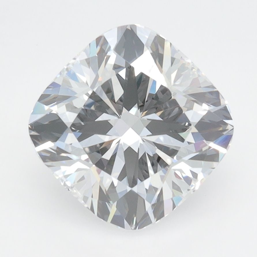 Loose Lab Diamond IGI Cushion Brilliant 3.28ct D VVS2: Loose Lab Diamond IGI Cushion Brilliant 3.28ct D VVS2 Loose Lab Diamond IGI Cushion Brilliant, weighing 3.28ct, has color D and clarity VVS2, featuring excellent polish and symmetry, measuring 8.71L x