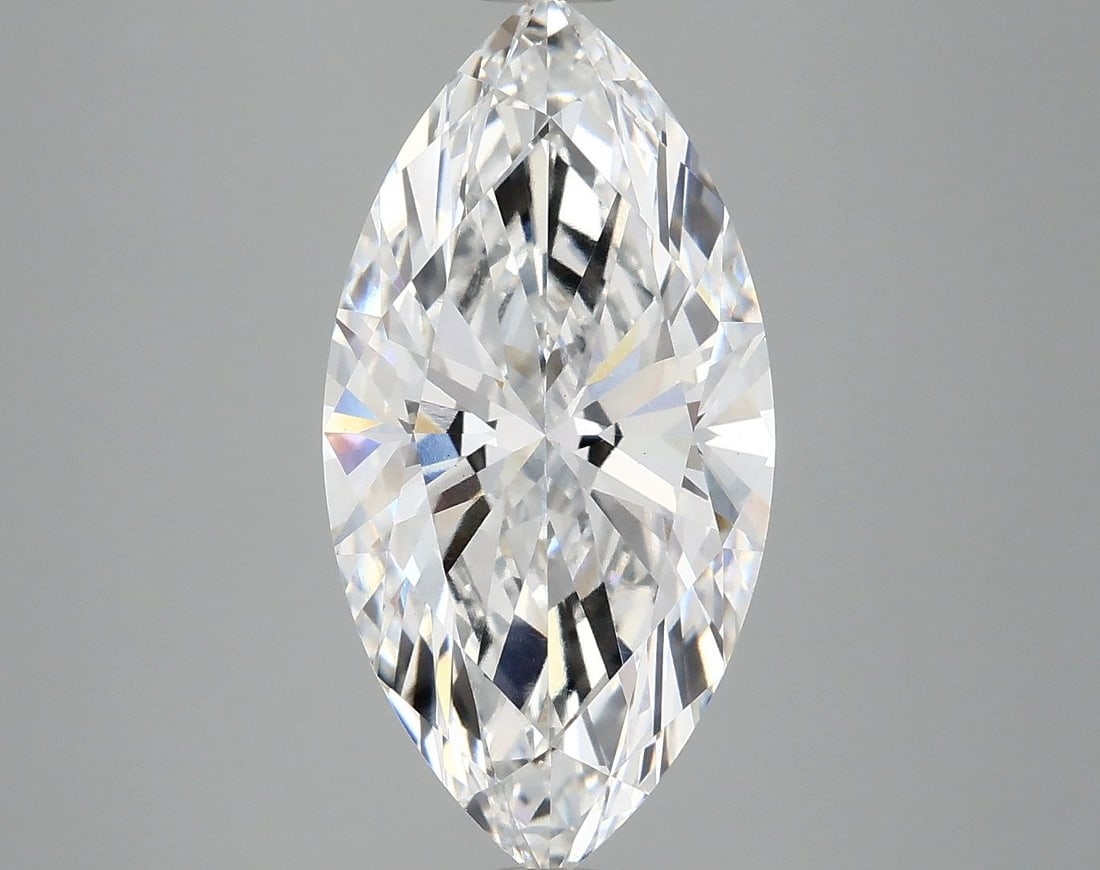 Loose Lab Diamond IGI Marquise 4.06ct E VS1: Loose Lab Diamond IGI Marquise 4.06ct E VS1 Loose Lab Diamond IGI Marquise, 4.06ct, E color, VS1 clarity, with excellent polish and symmetry; measures 16.67mm x 8.42mm x 5.15mm, certified by IGI. Item