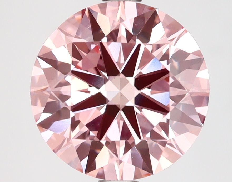 Loose Lab Diamond IGI Round 3.01ct Fancy Intense Pink VS1 - Ideal: Loose Lab Diamond IGI Round 3.01ct Fancy Intense Pink VS1 - Ideal Loose Lab Diamond IGI Round, 3.01ct, Fancy Intense Pink, Clarity VS1, with Ideal Cut, Excellent Polish and Symmetry. Measurements are