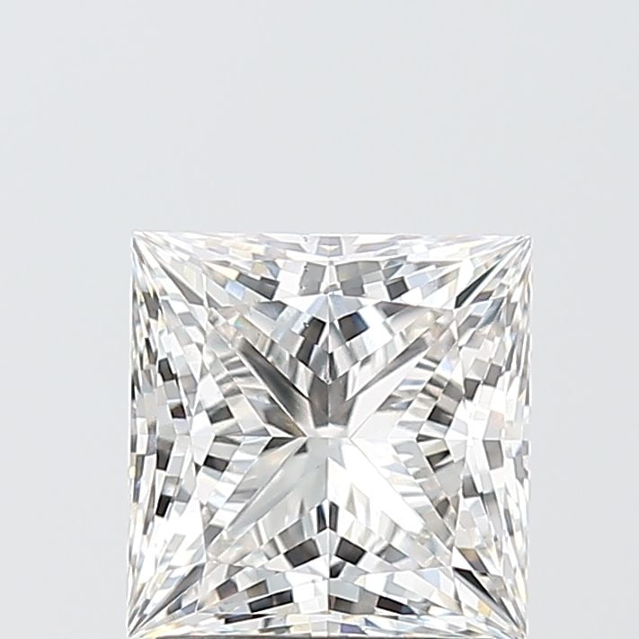 IGI Loose Lab Diamond 2.04ct Princess F VS1: IGI Loose Lab Diamond 2.04ct Princess F VS1 IGI loose lab diamond weighing 2.04ct, princess cut, color F, clarity VS1, with excellent polish and symmetry; measures 6.85L x 6.72W x 4.85H. Item Specific