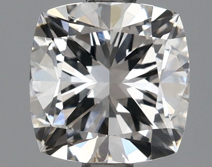 IGI Loose Lab Diamond 1.62ct Cushion Brilliant F VVS2: IGI Loose Lab Diamond 1.62ct Cushion Brilliant F VVS2 IGI loose lab diamond weighing 1.62ct, cushion brilliant cut, color F, clarity VVS2, excellent polish and symmetry; measures 6.9L x 6.76W x 4.49H.