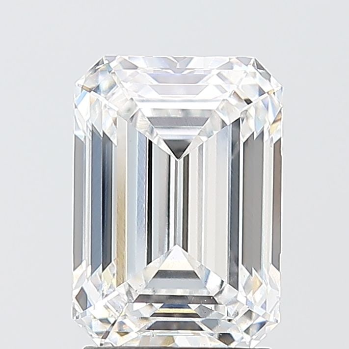 IGI Loose Lab Diamond 2.57ct Emerald D VS2: IGI Loose Lab Diamond 2.57ct Emerald D VS2 IGI loose lab diamond weighing 2.57ct, emerald cut, color D, clarity VS2, excellent polish and symmetry; measures 9.1L x 6.45W x 4.36H. Item Specifics: Sourc