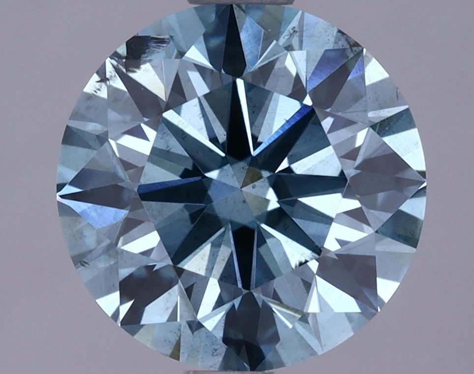 Loose Lab Diamond IGI Round 2.07ct Fancy Vivid Blue SI2 - Ideal: Loose Lab Diamond IGI Round 2.07ct Fancy Vivid Blue SI2 - Ideal Loose Lab Diamond IGI Round, 2.07ct, Fancy Vivid Blue, SI2 clarity, featuring Ideal cut, EX polish, and symmetry. Certified by IGI. Item