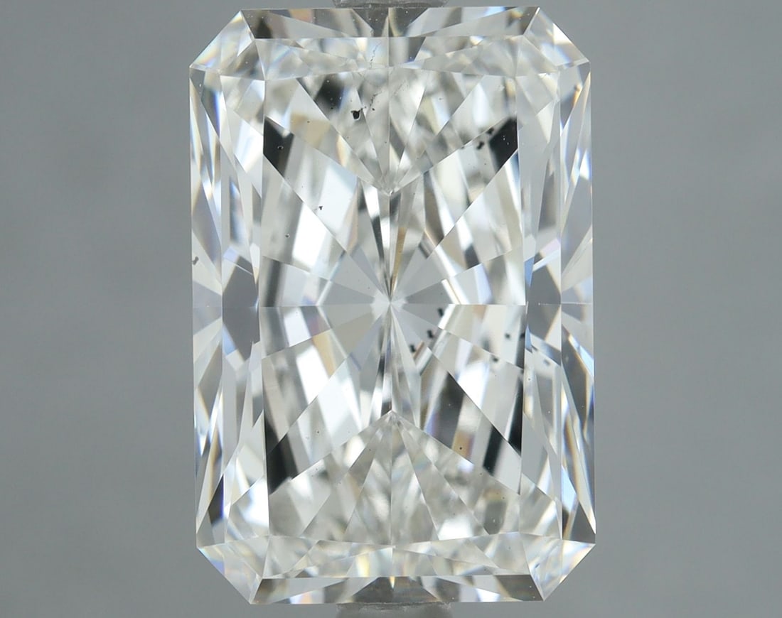 Loose Lab Diamond IGI Radiant 3.5ct F SI1: Loose Lab Diamond IGI Radiant 3.5ct F SI1 IGI certified loose lab-grown diamond, 3.5ct radiant shape, color F, clarity SI1, with excellent polish and symmetry, measuring 10.94L x 7.32W x 4.85H. Item S