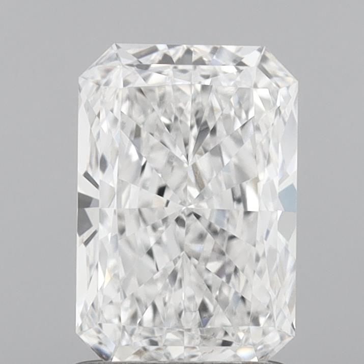 Loose Lab Diamond IGI Radiant 1.34ct D VS2: Loose Lab Diamond IGI Radiant 1.34ct D VS2 Loose lab-grown diamond weighing 1.34ct with IGI certification, D color, and VS2 clarity; specifications include good polish, excellent symmetry, and measure
