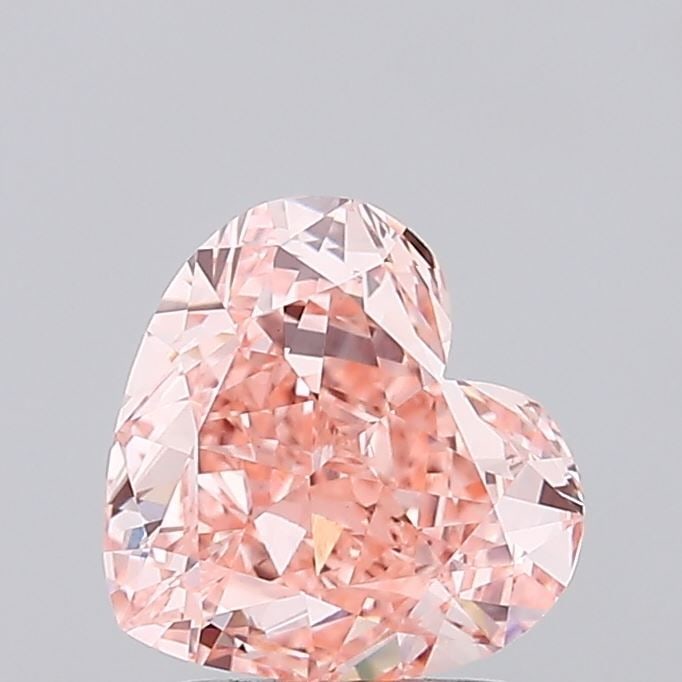 Loose Lab Diamond 2.16ct Fancy Vivid Pink VS1 - IGI Heart: Loose Lab Diamond 2.16ct Fancy Vivid Pink VS1 - IGI Heart Loose lab diamond 2.16ct in weight, IGI certified, with fancy vivid pink color and VS1 clarity; measurements are 7.85L x 8.42W x 4.54H. Item S