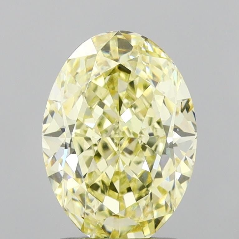 Loose Lab Diamond IGI Oval 2.02ct Fancy Yellow VVS2: Loose Lab Diamond IGI Oval 2.02ct Fancy Yellow VVS2 Loose Lab Diamond IGI Oval 2.02ct in Fancy Yellow color with VVS2 clarity, exhibiting EX polish and symmetry; measures 9.25L x 6.66W x 4.35H. Item S