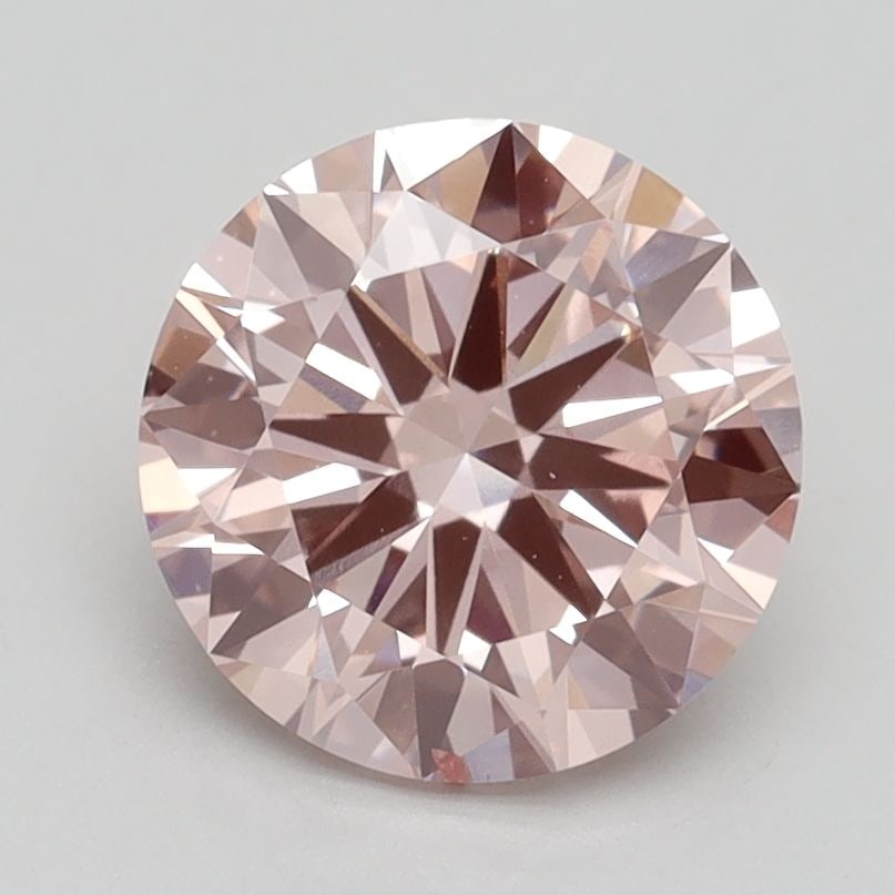 IGI 1.99ct Round Fancy Pink VS2 - Loose Lab Diamond: IGI 1.99ct Round Fancy Pink VS2 - Loose Lab Diamond Loose lab-grown diamond of 1.99ct, featuring a round cut, Fancy Pink color, and VS2 clarity, certified by IGI; measurements are 7.97L x 8.03W x 4.84