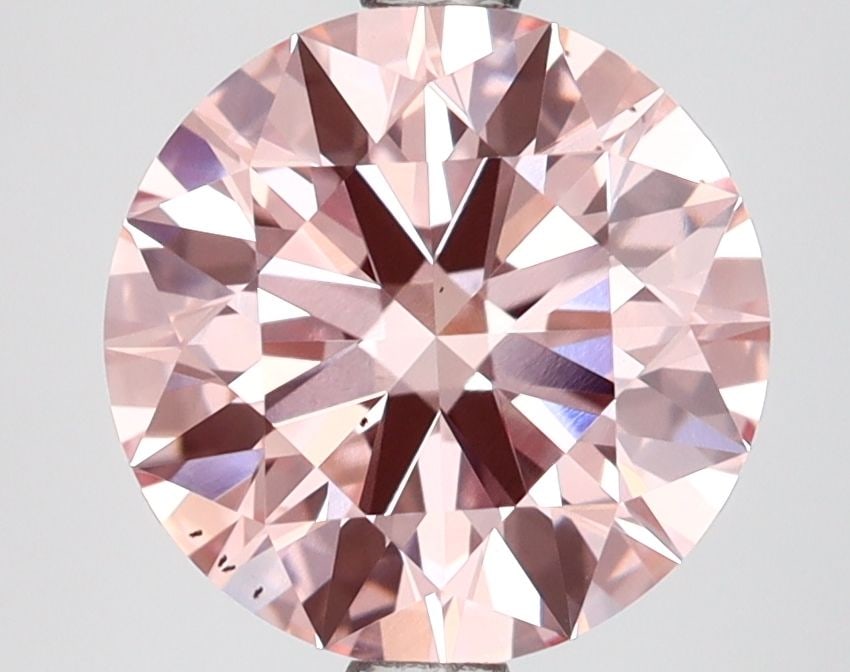Ideal Loose Lab Diamond IGI Round 2.51ct Fancy Intense Pink VS2: Ideal Loose Lab Diamond IGI Round 2.51ct Fancy Intense Pink VS2 This ideal loose lab diamond weighs 2.51ct, has a round shape, and features a Fancy Intense Pink color with VS2 clarity, certified by IG