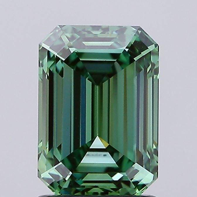 Loose Lab Diamond IGI Emerald 1.9ct Fancy Vivid Green VS1: Loose Lab Diamond IGI Emerald 1.9ct Fancy Vivid Green VS1 Loose Lab Diamond IGI Emerald 1.9ct displaying a Fancy Vivid Green color and VS1 clarity, with excellent polish and symmetry. Certified by IGI