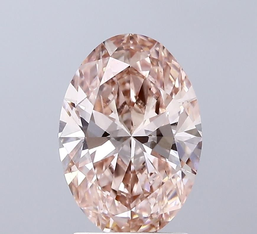 Loose Lab Diamond IGI Oval 2.09ct Fancy Intense Pink VS1: Loose Lab Diamond IGI Oval 2.09ct Fancy Intense Pink VS1 Loose Lab Diamond IGI Oval 2.09ct in Fancy Intense Pink color, VS1 clarity, with excellent polish and symmetry. Certified by IGI, measurements