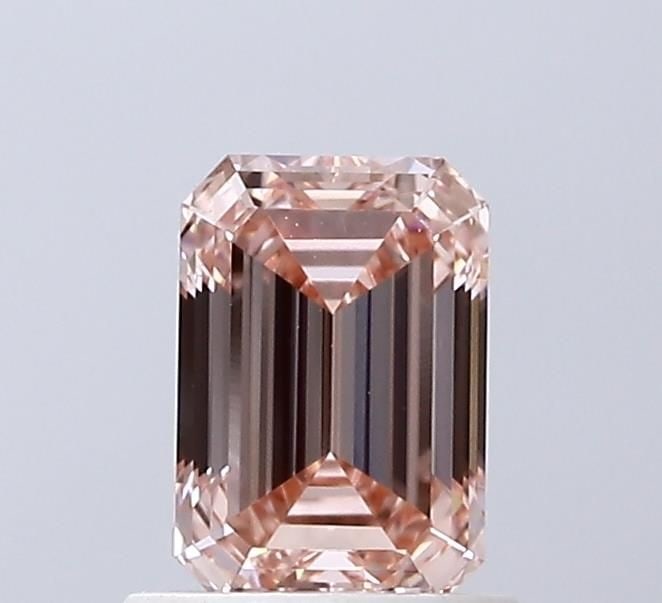 Loose Lab Diamond - IGI Emerald 1.0ct Fancy Intense Pink VVS2: Loose Lab Diamond - IGI Emerald 1.0ct Fancy Intense Pink VVS2 Loose Lab Diamond IGI Emerald 1.0ct, Fancy Intense Pink color, VVS2 clarity, with excellent polish and symmetry, measuring 6.78L x 4.68W x