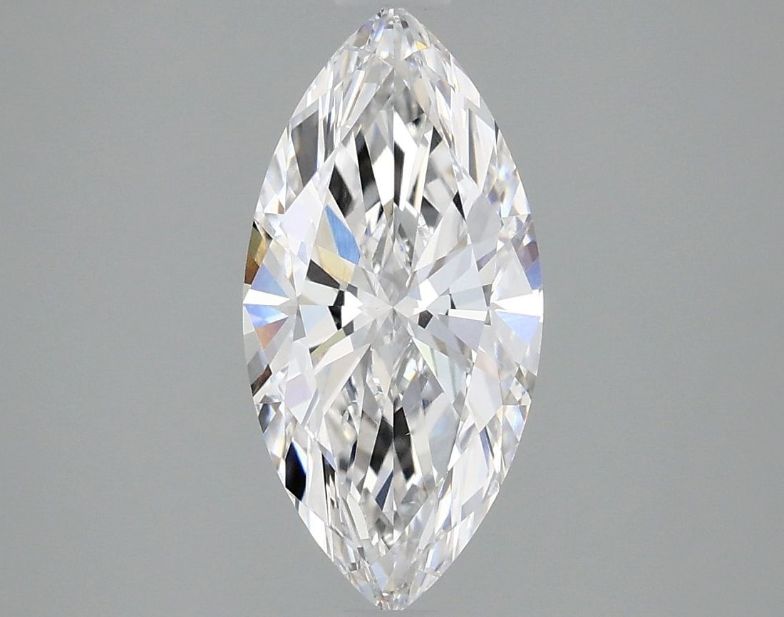 Loose Lab Diamond IGI Marquise 1.97ct D VS1: Loose Lab Diamond IGI Marquise 1.97ct D VS1 Loose lab-grown diamond weighing 1.97ct with a marquise cut, color D, clarity VS1, and IGI certification; measurements are 13.31L x 6.51W x 3.91H. Item Spec
