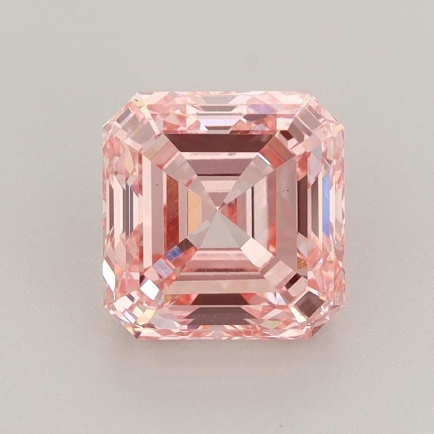 Loose Lab Diamond 2.14ct IGI Square Emerald Fancy Intense Pink VS1: Loose Lab Diamond 2.14ct IGI Square Emerald Fancy Intense Pink VS1 Loose Lab Diamond 2.14ct IGI Square Emerald Fancy Intense Pink VS1, featuring very good symmetry and excellent polish, certified by I