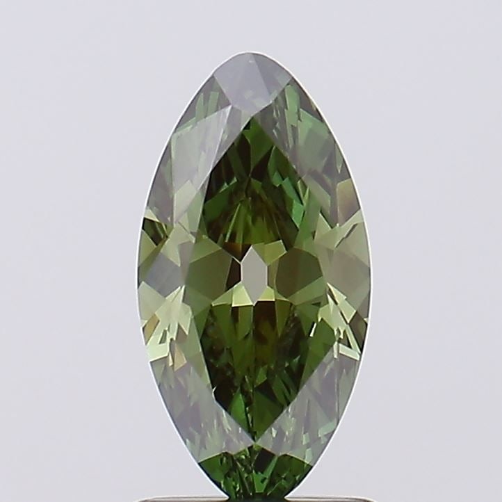 Loose Lab Diamond 1.09ct European Cut Fancy Vivid Green VS1: Loose Lab Diamond 1.09ct European Cut Fancy Vivid Green VS1 Loose Lab Diamond 1.09ct European Cut Fancy Vivid Green VS1 with excellent polish and symmetry, measures 10.25L x 5.27W x 3.07H, certificati