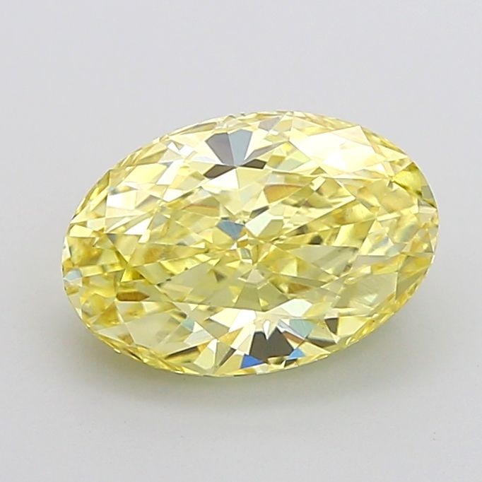 Loose Lab Diamond IGI Oval 4.04ct Fancy Intense Yellow VS1: Loose Lab Diamond IGI Oval 4.04ct Fancy Intense Yellow VS1 Loose lab diamond weighing 4.04ct with a fancy intense yellow color and VS1 clarity, certified by IGI. Measurements are 12.06L x 8.22W x 5.39