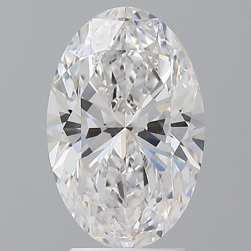 Loose Lab Diamond IGI Oval 3.09ct D VS1: Loose Lab Diamond IGI Oval 3.09ct D VS1 Loose lab diamond weighing 3.09ct, color D, clarity VS1, featuring excellent polish and symmetry, certified by IGI. Item Specifics: Source: This Is A Real Diamo