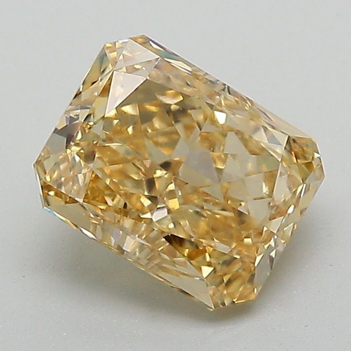 Loose Lab Diamond IGI Radiant 1.96ct Fancy Vivid Yellow VVS2: Loose Lab Diamond IGI Radiant 1.96ct Fancy Vivid Yellow VVS2 Loose Lab Diamond IGI Radiant, 1.96ct, Fancy Vivid Yellow, VVS2 clarity, with EX polish and symmetry; certified by IGI. Item Specifics: Sou