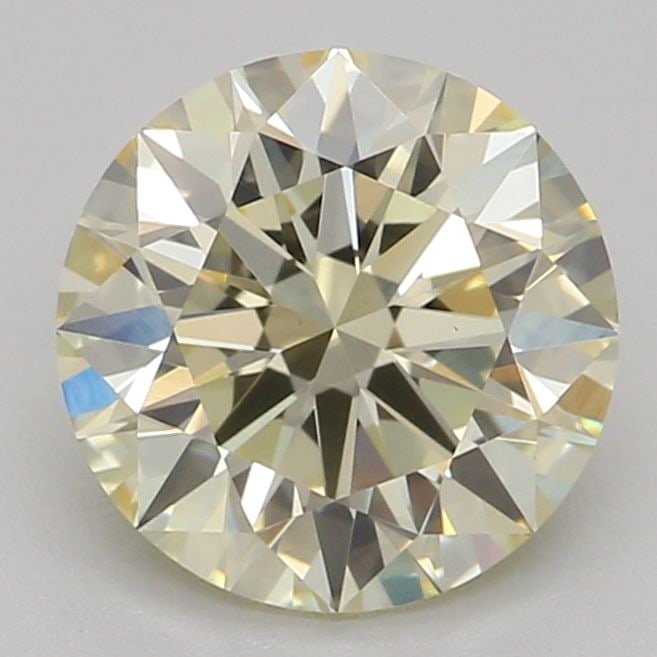 Loose Lab Diamond IGI Round 1.04ct Fancy Light Yellow VVS2 - Ideal: Loose Lab Diamond IGI Round 1.04ct Fancy Light Yellow VVS2 - Ideal Loose Lab Diamond IGI Round, 1.04ct with Fancy Light Yellow color, VVS2 clarity, Excellent polish and symmetry, measures 6.46L x 6.48