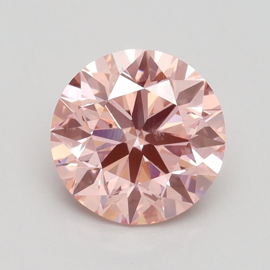 Loose Lab Diamond IGI Round 1.81ct Fancy Vivid Pink VS2: Loose Lab Diamond IGI Round 1.81ct Fancy Vivid Pink VS2 Loose Lab Diamond IGI Round, 1.81ct, Fancy Vivid Pink, Clarity VS2, Good Polish, and Excellent Symmetry. Certified by IGI, measuring 7.72L x 7.7