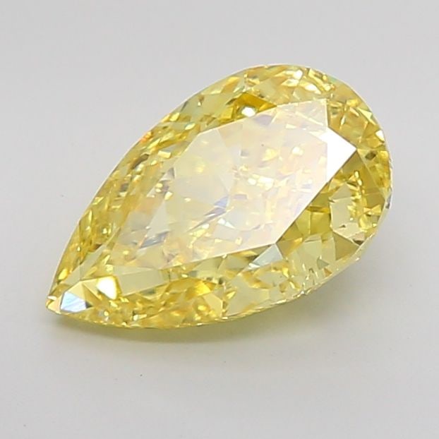 Loose Lab Diamond IGI Pear 3.73ct Fancy Vivid Yellow VS1: Loose Lab Diamond IGI Pear 3.73ct Fancy Vivid Yellow VS1 Loose lab-grown diamond, IGI certified, 3.73 carats, pear cut, Fancy Vivid Yellow color, VS1 clarity, featuring excellent polish and symmetry (