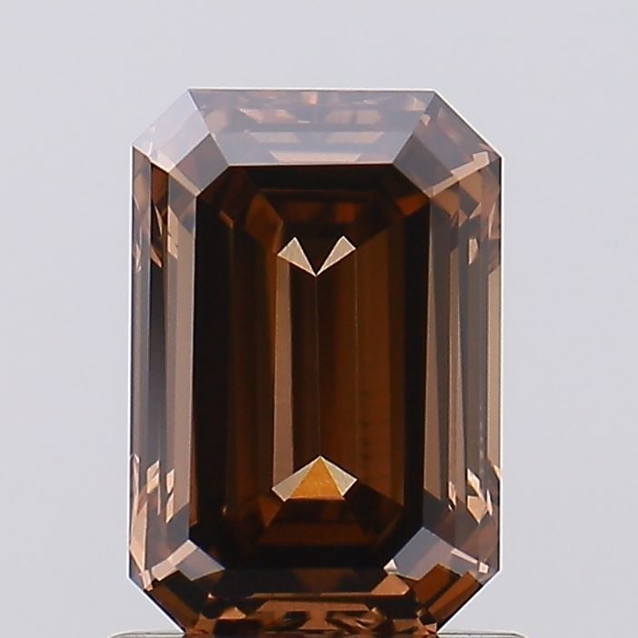 Loose Lab Diamond IGI Emerald 1.07ct Fancy Brown VS1 (1 of 1)