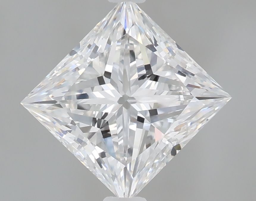 Loose Lab Diamond IGI Princess 1.54ct E VVS2: Loose Lab Diamond IGI Princess 1.54ct E VVS2 Loose lab diamond, IGI certified, princess cut, 1.54ct, color E, clarity VVS2, with very good polish and symmetry. Measurements are 6.54L x 6.36W x 4.44H.