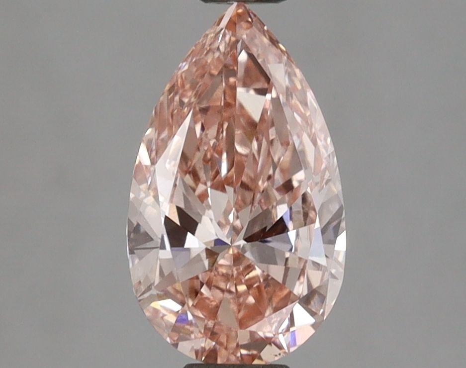 Loose Lab Diamond IGI Pear 1.04ct Fancy Intense Pink VS1: Loose Lab Diamond IGI Pear 1.04ct Fancy Intense Pink VS1 Loose lab diamond, IGI certified, pear cut, 1.04ct, fancy intense pink color, clarity VS1, with very good polish and symmetry. Measurements are