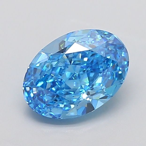 Oval 3.03ct Fancy Vivid Blue VS2 - Loose Lab Diamond IGI: Oval 3.03ct Fancy Vivid Blue VS2 - Loose Lab Diamond IGI Oval Loose Lab Diamond IGI, 3.03ct, fancy vivid blue color, VS2 clarity, featuring excellent polish and symmetry, certification by IGI. Item Sp