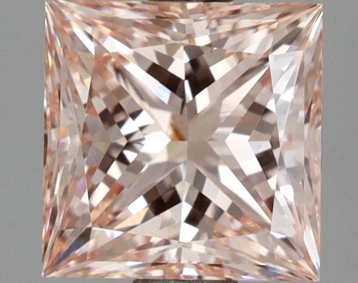 Loose Lab Diamond IGI Princess 2.0ct Fancy Intense Pink VS1: Loose Lab Diamond IGI Princess 2.0ct Fancy Intense Pink VS1 Loose Lab Diamond IGI certified, 2.0ct Fancy Intense Pink, Clarity VS1, with EX Polish and Symmetry, measures 6.88L x 6.83W x 4.98H. Item Sp