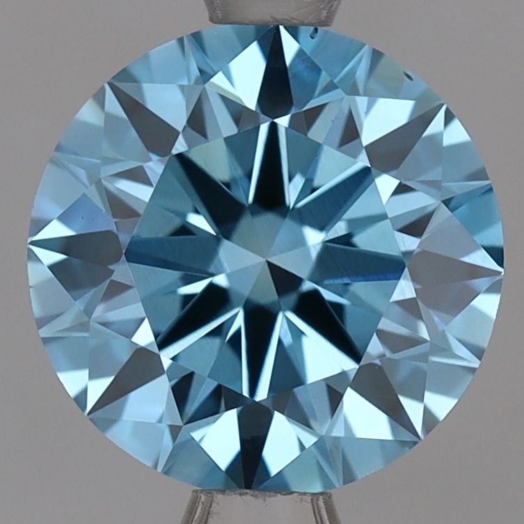 IGI 1.57ct Round Fancy Intense Blue VS2 - Ideal Loose Lab Diamond: IGI 1.57ct Round Fancy Intense Blue VS2 - Ideal Loose Lab Diamond IGI certified loose lab diamond, 1.57ct Round, Fancy Intense Blue, Clarity VS2, with EX Polish and Symmetry, measures 7.47L x 7.51W x