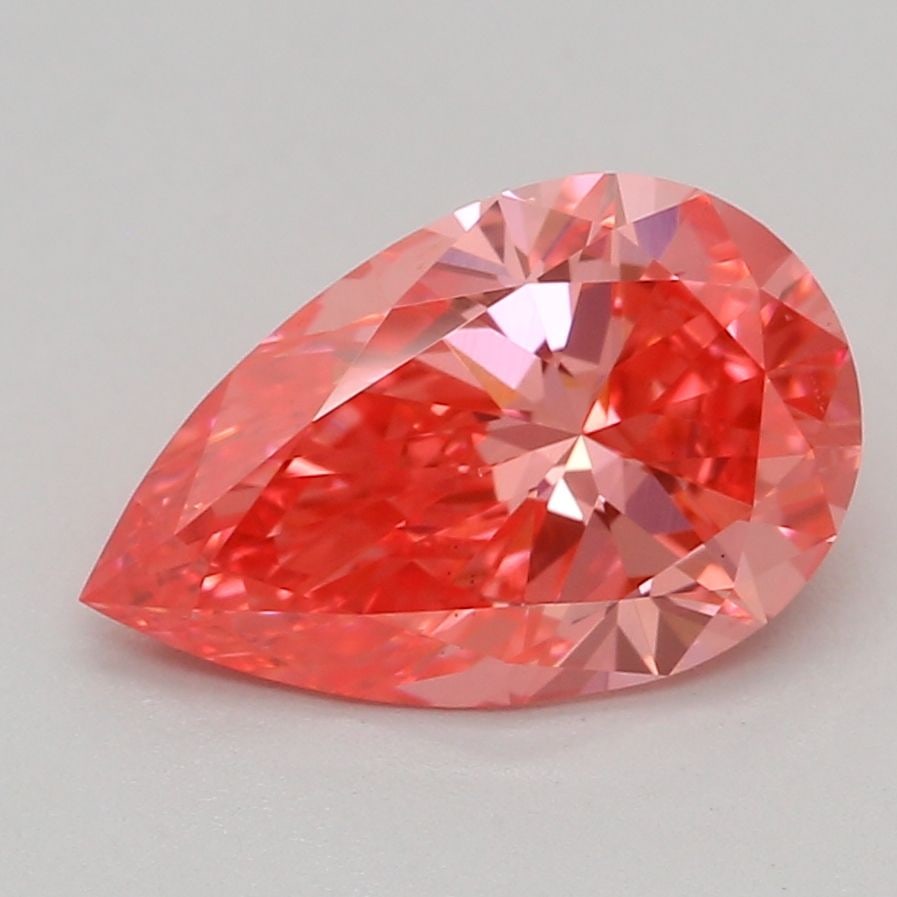 IGI 1.04ct Pear Fancy Vivid Pink VS2 - Loose Lab Diamond: IGI 1.04ct Pear Fancy Vivid Pink VS2 - Loose Lab Diamond This 1.04ct pear-shaped loose lab diamond is certified by IGI, featuring a Fancy Vivid Pink color and VS2 clarity, with excellent polish and ve
