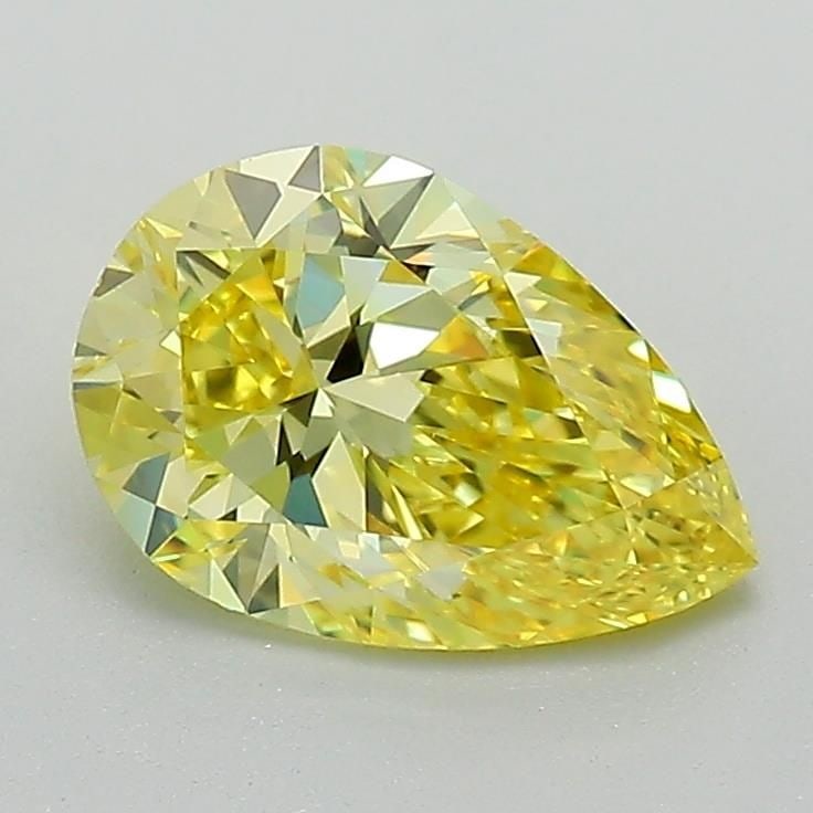 Pear IGI 1.24ct Fancy Vivid Yellow VVS2 - Loose Lab Diamond: Pear IGI 1.24ct Fancy Vivid Yellow VVS2 - Loose Lab Diamond 1.24ct Fancy Vivid Yellow VVS2 loose lab diamond with dimensions 9.13L x 6.11W x 3.73H, certified by IGI. Item Specifics: Source: This Is A