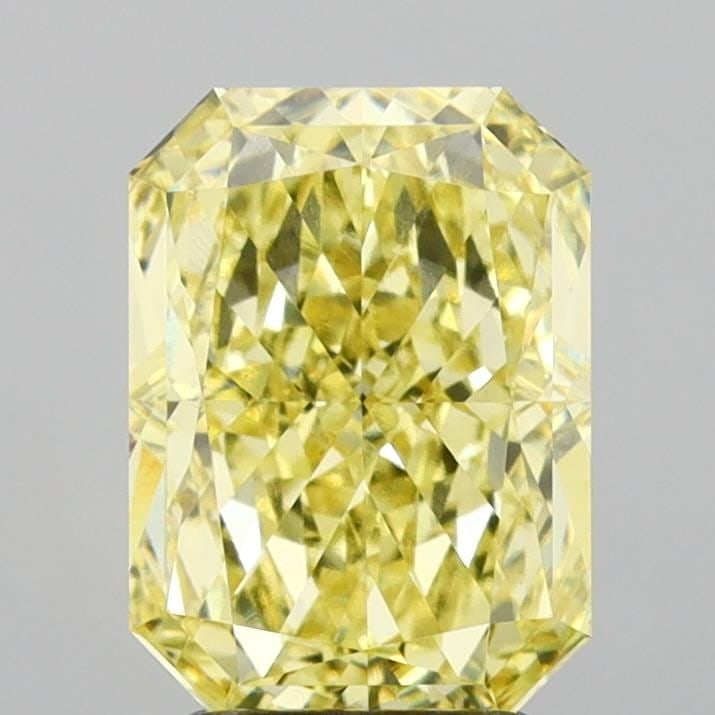 Loose Lab Diamond IGI Radiant 3.05ct Fancy Intense Yellow VS1: Loose Lab Diamond IGI Radiant 3.05ct Fancy Intense Yellow VS1 3.05ct Fancy Intense Yellow VS1 loose lab diamond, with dimensions 9.85L x 7.16W x 4.65H, certified by IGI. Item Specifics: Source: This I