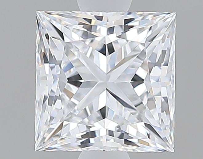 Loose Lab Diamond 1.29ct D VVS2 GIA Princess: Loose Lab Diamond 1.29ct D VVS2 GIA Princess Loose Lab Diamond weighing 1.29ct, with D color, VVS2 clarity, excellent polish and symmetry, certified by GIA, measurements of 5.99L x 5.95W x 4.17H. Item