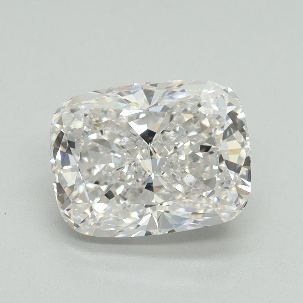 Loose Lab Diamond 2.08ct F VS1 IGI Cushion Brilliant: Loose Lab Diamond 2.08ct F VS1 IGI Cushion Brilliant Loose Lab Diamond weighing 2.08ct, with F color, VS1 clarity, excellent polish and symmetry, certified by IGI, measurements of 8.6L x 6.61W x 4.45H