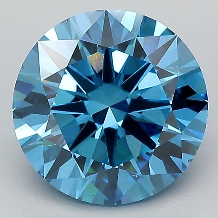 Loose Lab Diamond IGI Round 2.53ct Fancy Deep Blue VS2: Loose Lab Diamond IGI Round 2.53ct Fancy Deep Blue VS2 Loose Lab Diamond IGI Round, 2.53ct, Color: Fancy Deep Blue, Clarity: VS2, Measurements: 8.81L x 8.86W x 5.25H, Certified by IGI. Item Specifics: