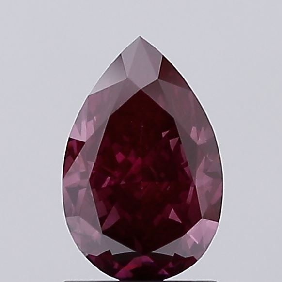 Loose Lab Diamond IGI Pear 1.37ct Fancy Deep Pink VS2: Loose Lab Diamond IGI Pear 1.37ct Fancy Deep Pink VS2 Loose Lab Diamond IGI Pear, 1.37ct, Fancy Deep Pink, Clarity VS2, with Very Good Polish and Symmetry, measuring 8.71L x 5.68W x 3.86H, certified b