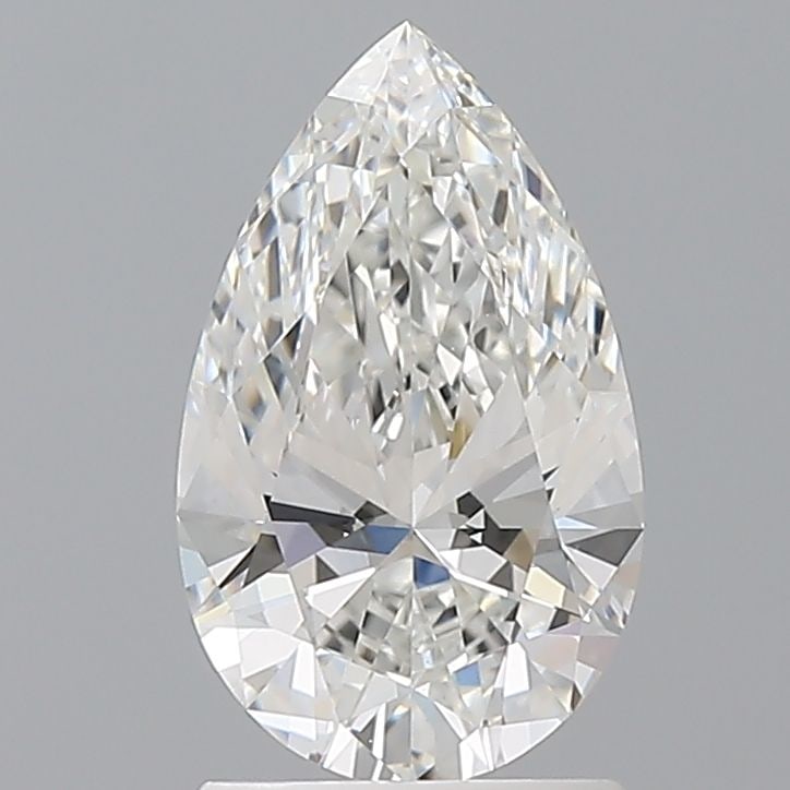 Loose Lab Diamond 1.58ct IGI Pear F VVS2: Loose Lab Diamond 1.58ct IGI Pear F VVS2 Loose Lab Diamond, 1.58ct, IGI Pear, Color F, Clarity VVS2, with Excellent Polish and Symmetry, measuring 10.63L x 6.48W x 3.93H, certified by IGI. Item Specif