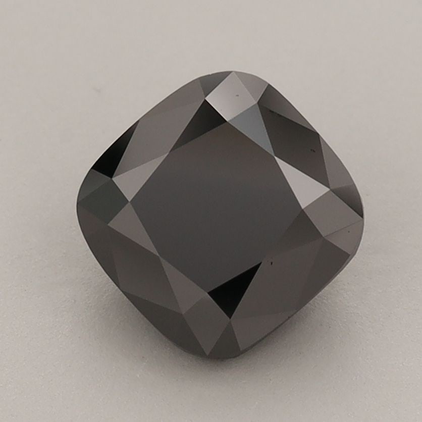Loose Lab Diamond IGI Cushion Modified 1.94ct Fancy Black: Loose Lab Diamond IGI Cushion Modified 1.94ct Fancy Black Loose lab-grown diamond, IGI certified, cushion modified cut, 1.94 ct, fancy black color, good polish and symmetry, measuring 6.97L x 6.93W x