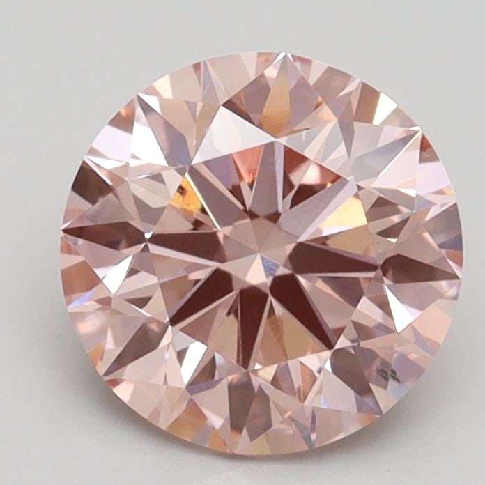 Loose Lab Diamond IGI Round 1.8ct Fancy Intense Pink VS2: Loose Lab Diamond IGI Round 1.8ct Fancy Intense Pink VS2 1.8ct Round Loose Lab Diamond in Fancy Intense Pink with VS2 clarity, certified by IGI, displaying excellent cut, polish, and symmetry. Measure