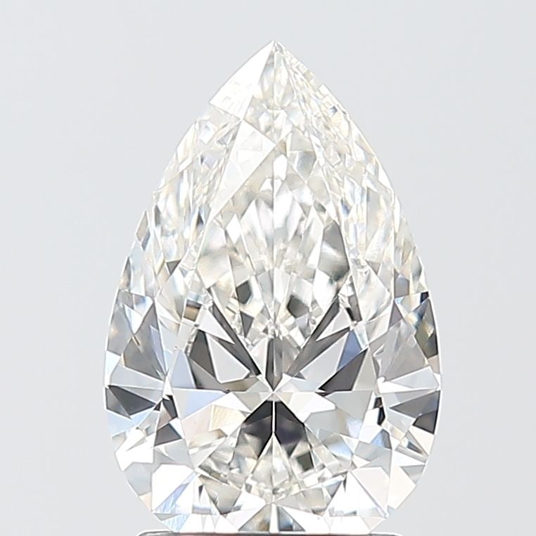 Loose Lab Diamond 2.09ct F VVS2 - IGI Pear: Loose Lab Diamond 2.09ct F VVS2 - IGI Pear Loose Lab Diamond, IGI certified, 2.09ct, Pear cut, F color, VVS2 clarity, with excellent polish and symmetry, measuring 11.35L X 7.3W X 4.26H. Item Specific