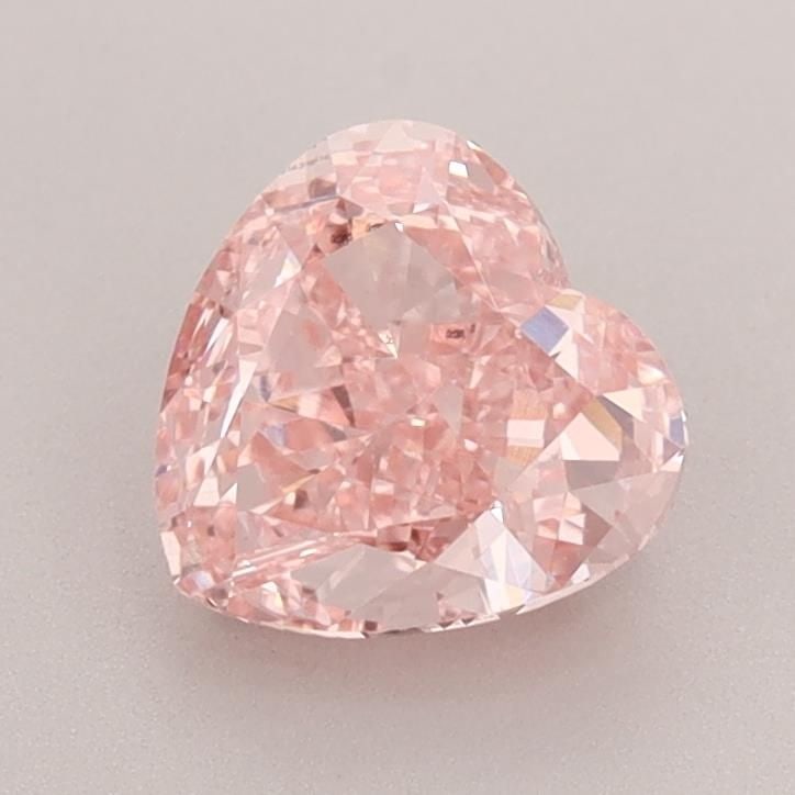 Loose Lab Diamond IGI Heart 1.51ct Fancy Vivid Pink VS1: Loose Lab Diamond IGI Heart 1.51ct Fancy Vivid Pink VS1 This 1.51ct loose lab diamond features a heart cut, fancy vivid pink color, and VS1 clarity, certified by IGI. It has excellent polish, good sym