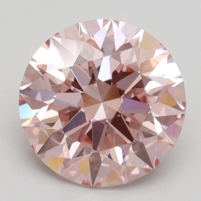 Loose Lab Diamond IGI Round 1.8ct Fancy Intense Pink VS1: Loose Lab Diamond IGI Round 1.8ct Fancy Intense Pink VS1 Loose Lab Diamond IGI certified, 1.8ct round, Fancy Intense Pink color, VS1 clarity, Excellent cut, polish, and symmetry, with dimensions 7.67L