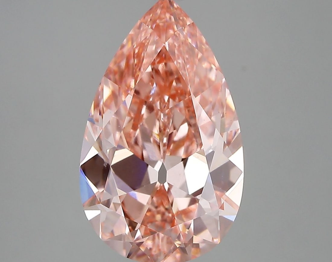 Loose Lab Diamond 4.67ct Fancy Vivid Pink VS1 - IGI Pear: Loose Lab Diamond 4.67ct Fancy Vivid Pink VS1 - IGI Pear This loose lab-grown diamond weighs 4.67ct, features a Fancy Vivid Pink color, and has a clarity grade of VS1, certified by IGI. Item Specifics