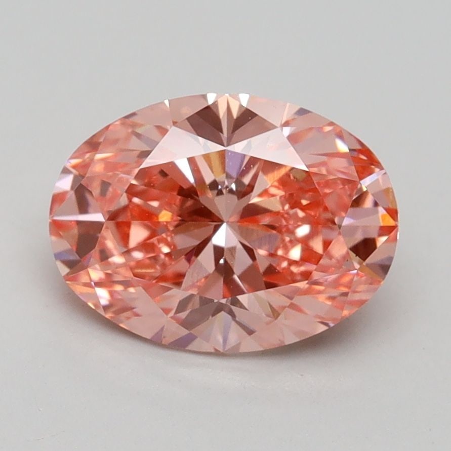 Loose Lab Diamond IGI Oval 1.81ct Fancy Vivid Pink VS1: Loose Lab Diamond IGI Oval 1.81ct Fancy Vivid Pink VS1 A loose lab-grown diamond of 1.81ct with Fancy Vivid Pink color and VS1 clarity, certified by IGI. Item Specifics: Source: This Is A Real Diamond
